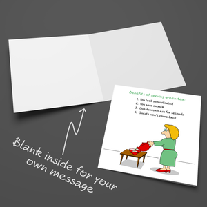 Funny Tea Birthday Card 40th 50th 60th 70th 80th Wife Mum Granny Grandmother Sister Female Friend Old Age Ageing Humour