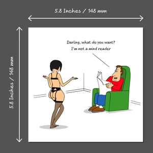Funny Birthday Card Anniversary Valentines Day for Boyfriend Husband Naughty Cheeky Cute Sexy