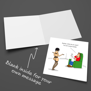 Funny Birthday Card Anniversary Valentines Day for Boyfriend Husband Naughty Cheeky Cute Sexy