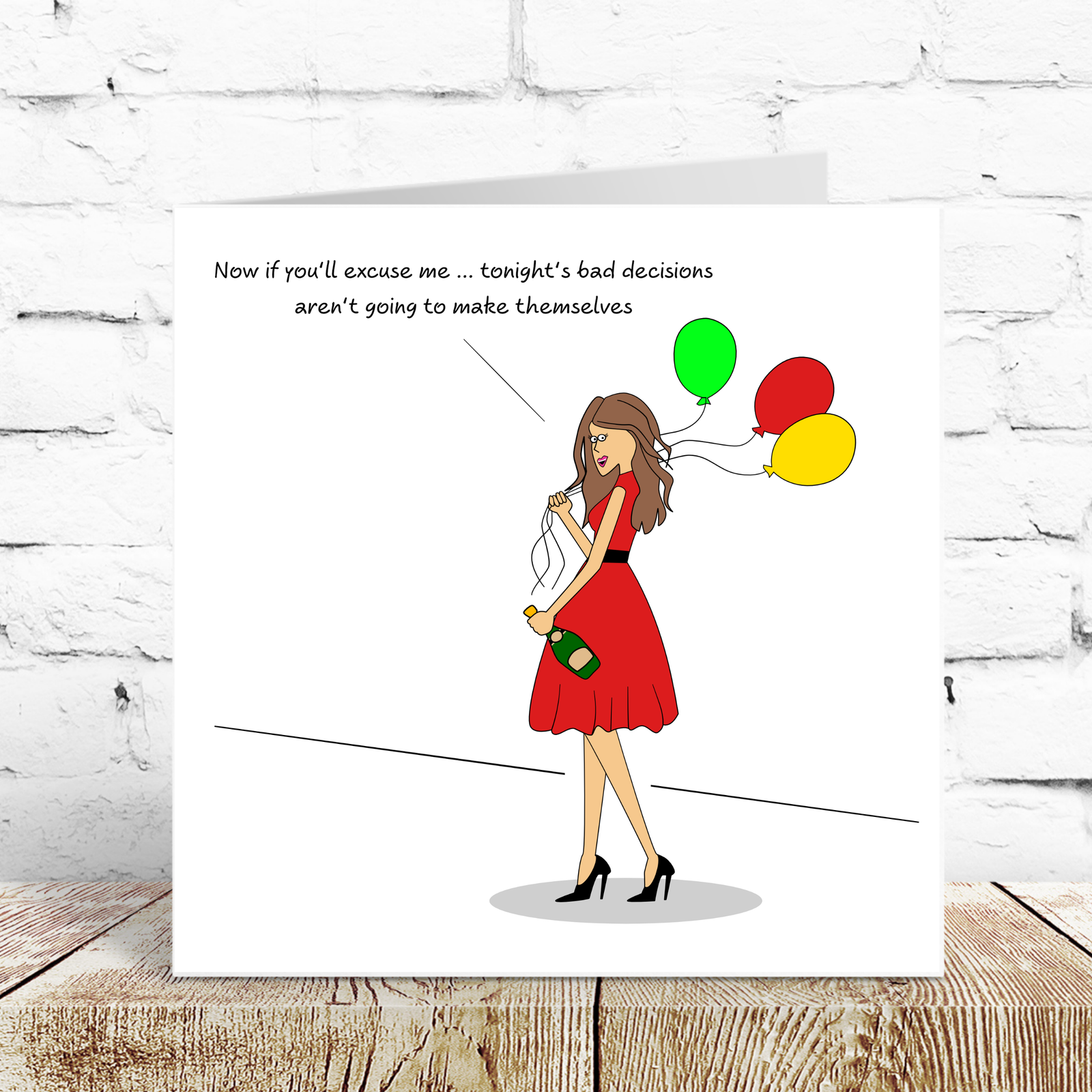 Funny Birthday Card Friendship Female Girl Friend Mum Humorous Party Cheeky BFF SWIZZOO