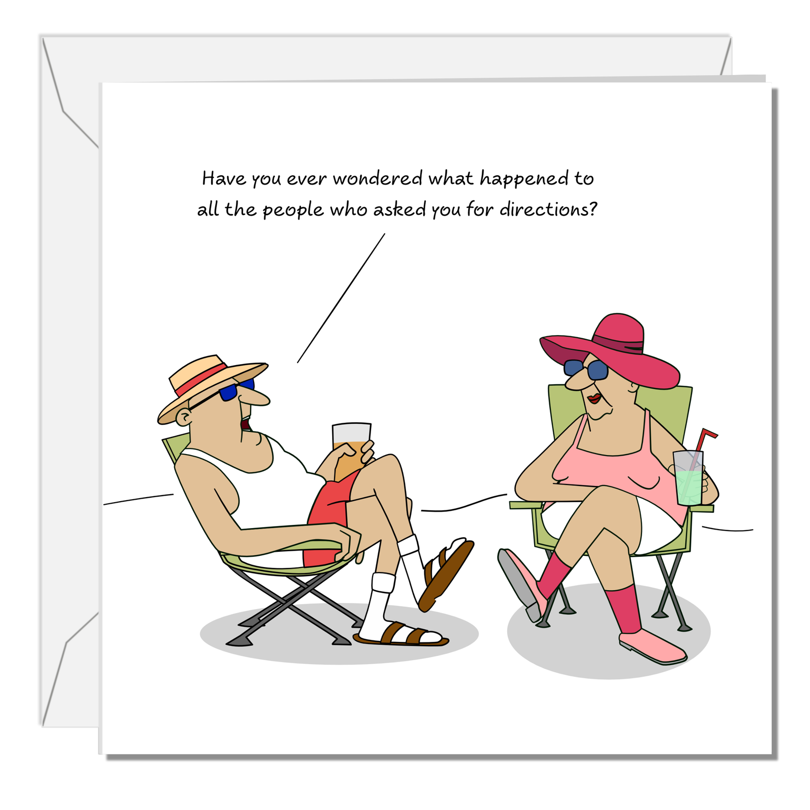 Funny Birthday card 50th 60th 70th 80th for Wife Husband Mum Dad Father Mother Grandmother Grandad - Old Aged Age Humour