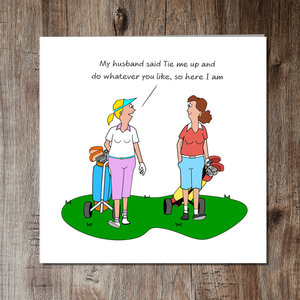 Funny Golf Birthday Card for Wife Mum Girlfriend Sister Daughter Female Friend Her 30th 40th 50th