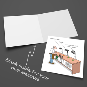 Funny Golf Birthday Card for Golfing Friend or Family Humorous Sports Joke