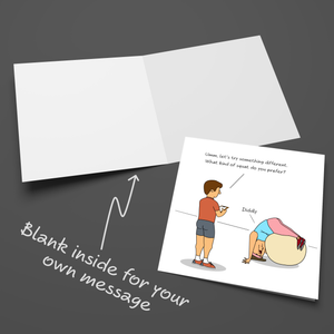 Funny Gym Birthday Card - Pilates Crossfit Yoga - Mum Wife Girlfriend Sister Daughter Girl Friend Female Her Cheeky Joke