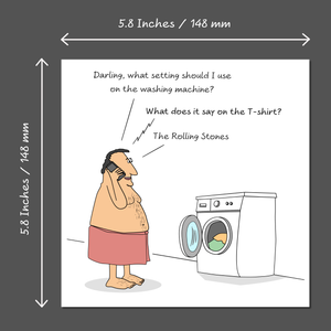 Funny Husband Birthday Card for Hopeless Dad Brother Son Male Friend Him 40th 50th 60th 70th