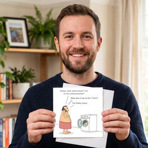 Funny Husband Birthday Card for Hopeless Dad Brother Son Male Friend Him 40th 50th 60th 70th