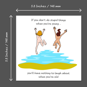 Funny Birthday Card Friendship Female Girl Friend Humorous Rude Naughty Cheeky BFF SWIZZOO (Copy)