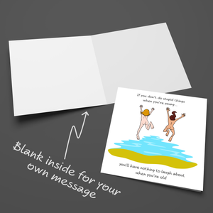 Funny Birthday Card Friendship Female Girl Friend Humorous Rude Naughty Cheeky BFF SWIZZOO (Copy)