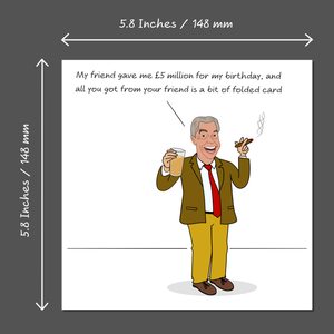 Funny Nigel Farage Birthday Card - Reform Party Joke Card - Humorous