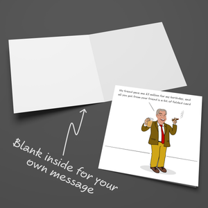 Funny Nigel Farage Birthday Card - Reform Party Joke Card - Humorous