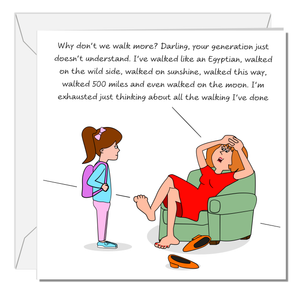 Funny Mum Birthday Card / Mother's Day Card - 80's and 90's Music - Humorous Humour