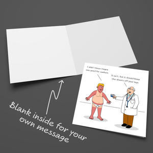 Funny Male Birthday Card for Dad Brother Son Husband Friend Him 30th 40th 50th Sunburn