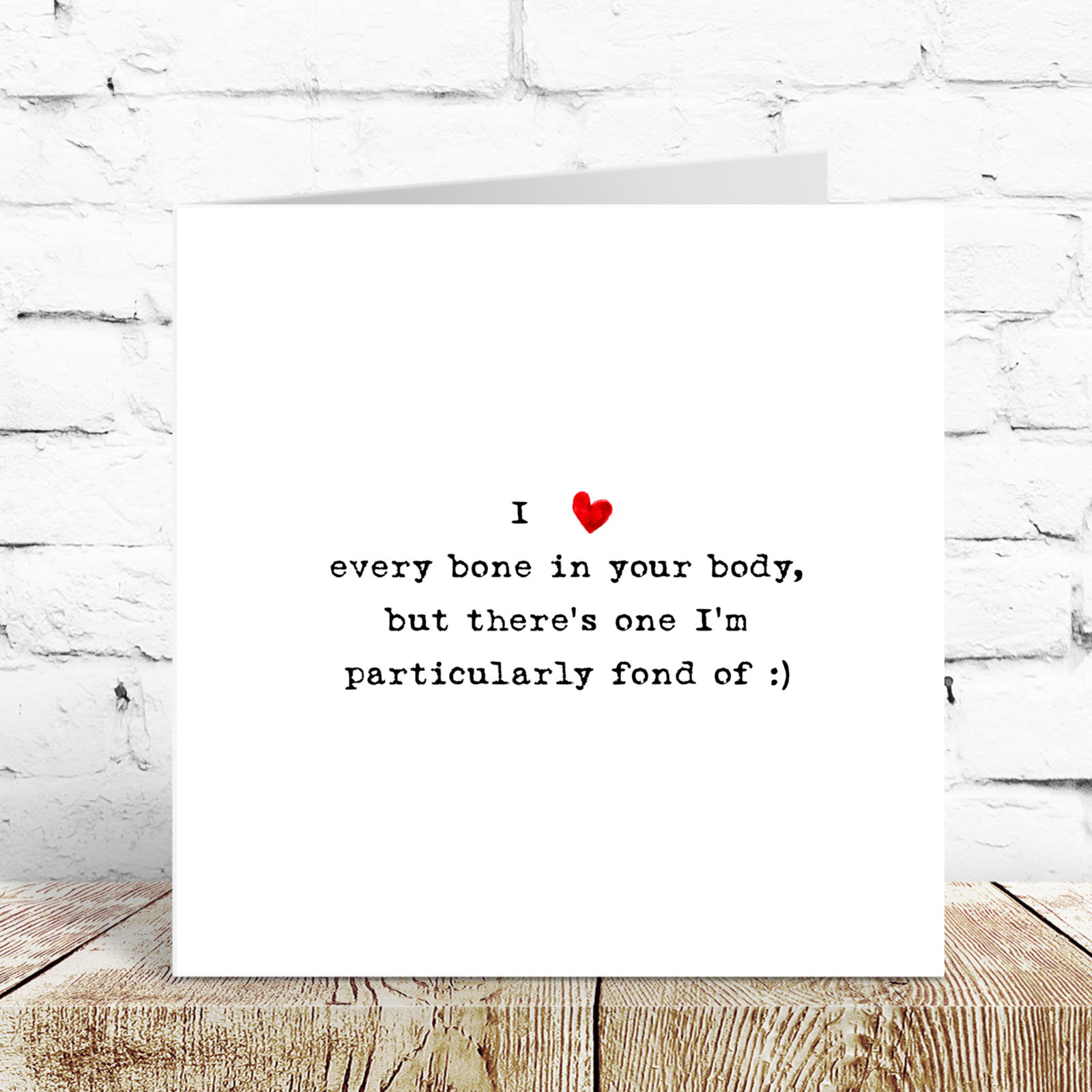 Naughty Birthday, Anniversary, Valentine's Day Card for boyfriend or husband. Funny cheeky card. Humorous adult rude risque love heart.
