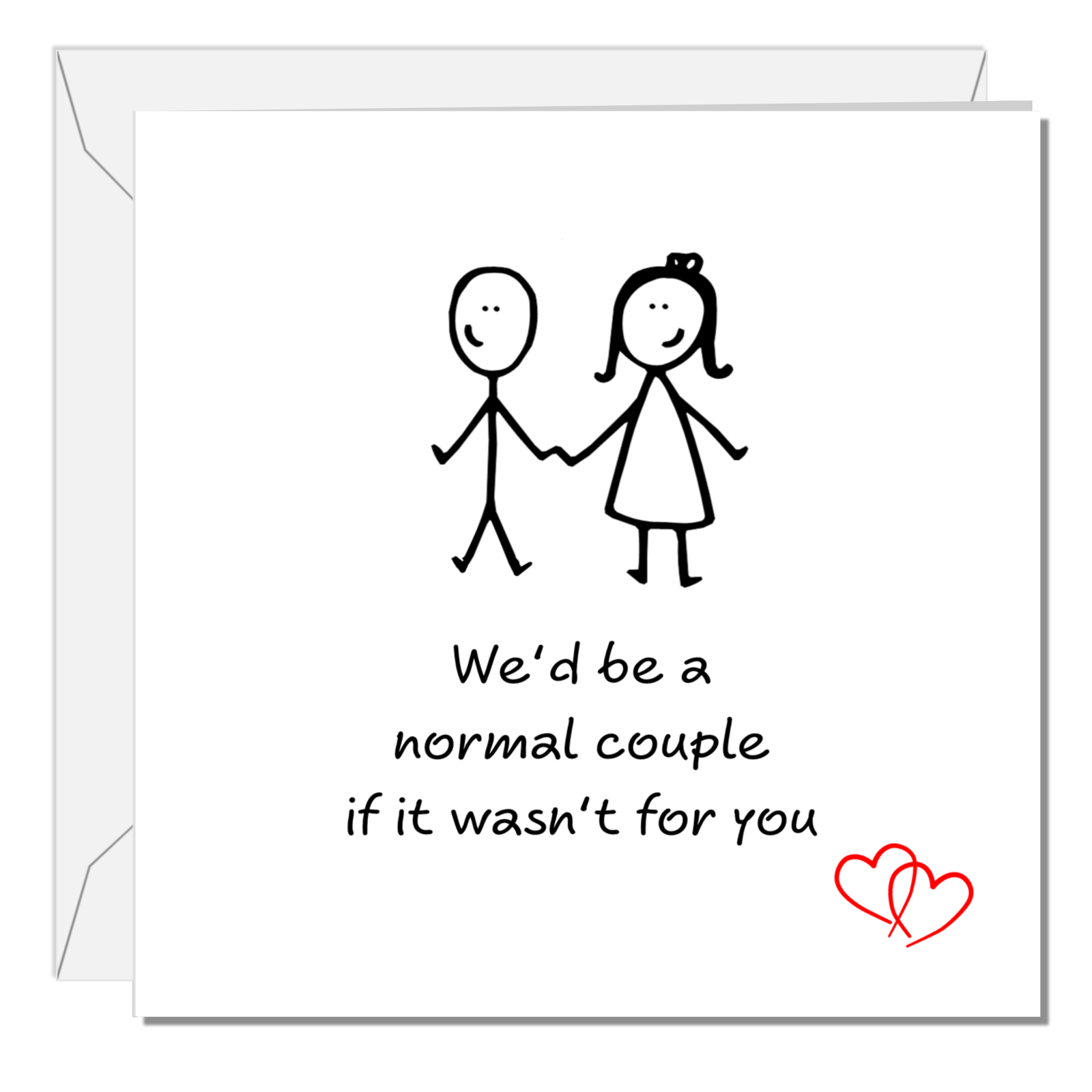 Funny Anniversary Card, Birthday Card or Valentine's Day card Him Her Girlfriend Boyfriend Husband Wife Humorous Odd Weird Nerdy Swizzoo