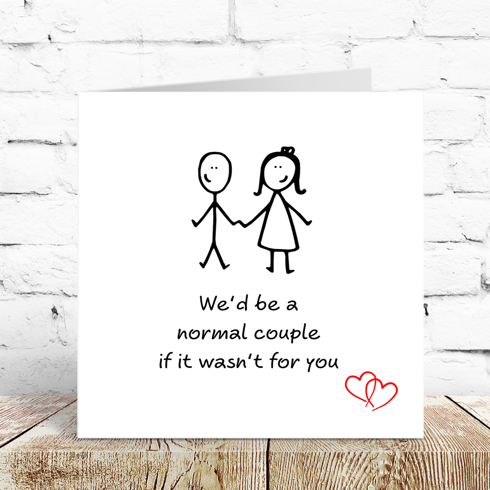 Funny Anniversary Card, Birthday Card or Valentine's Day card Him Her Girlfriend Boyfriend Husband Wife Humorous Odd Weird Nerdy Swizzoo