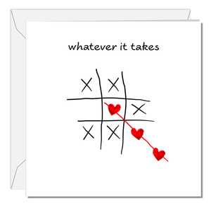 Romantic Card for Girlfriend, Boyfriend, Wife or Husband - Valentine Card, Birthday Card, Anniversary Card - I Love you unrequited love