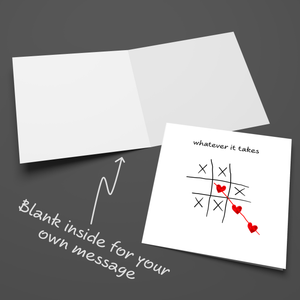 Romantic Card for Girlfriend, Boyfriend, Wife or Husband - Valentine Card, Birthday Card, Anniversary Card - I Love you unrequited love
