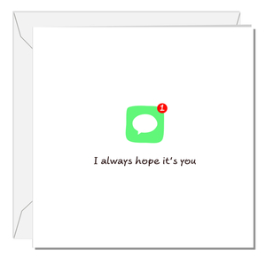 Birthday Card Valentines Day Card Him Her Love You Instagram Messaging Facebook Notification Girlfriend Boyfriend Wife Husband