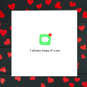 Birthday Card Valentines Day Card Him Her Love You Instagram Messaging Facebook Notification Girlfriend Boyfriend Wife Husband