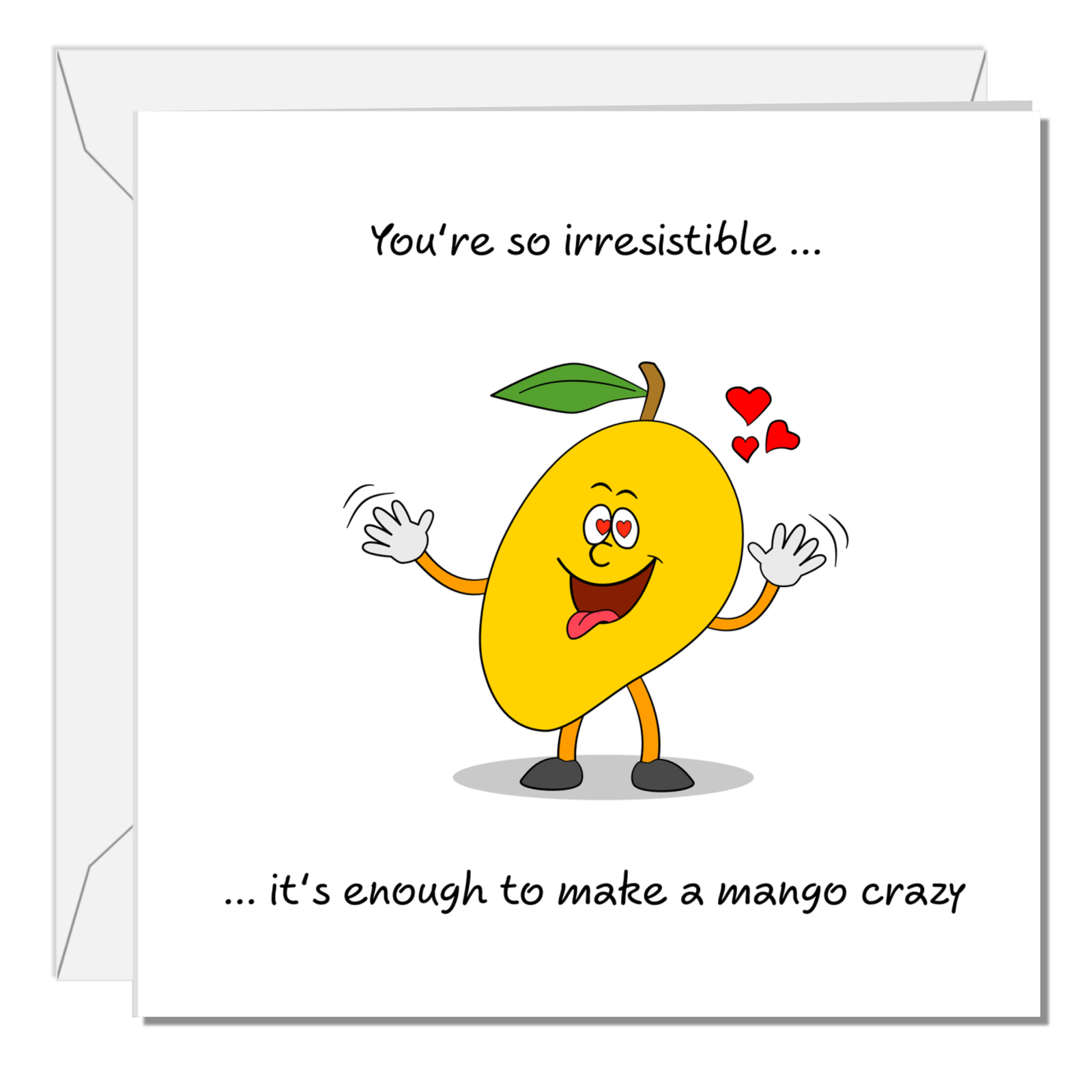 Funny Valentines Card, Anniversary Card or Birthday Card for Girlfriend Boyfriend Fiance Wife Husband Partner Humorous Cute Cartoon Gin and Tonic joke by SWIZZOO