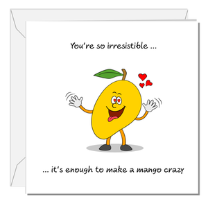 Funny Valentines Card, Anniversary Card or Birthday Card for Girlfriend Boyfriend Fiance Wife Husband Partner Humorous Cute Cartoon Gin and Tonic joke by SWIZZOO