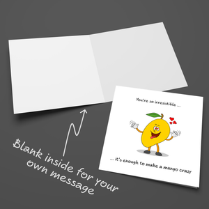 Funny Valentines Card, Anniversary Card or Birthday Card for Girlfriend Boyfriend Fiance Wife Husband Partner Humorous Cute Cartoon Gin and Tonic joke by SWIZZOO