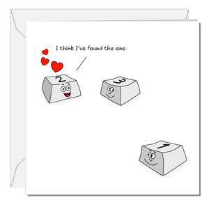 Funny Valentines Day Card Birthday Card Boyfriend Girlfriend Romantic Love The One Swizzoo