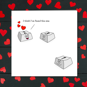 Funny Valentines Day Card Birthday Card Boyfriend Girlfriend Romantic Love The One Swizzoo