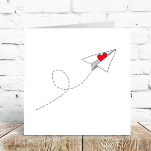 Sending You Love Card Valentines Day Anniversary Birthday Card for Boyfriend Girlfriend Husband Wife