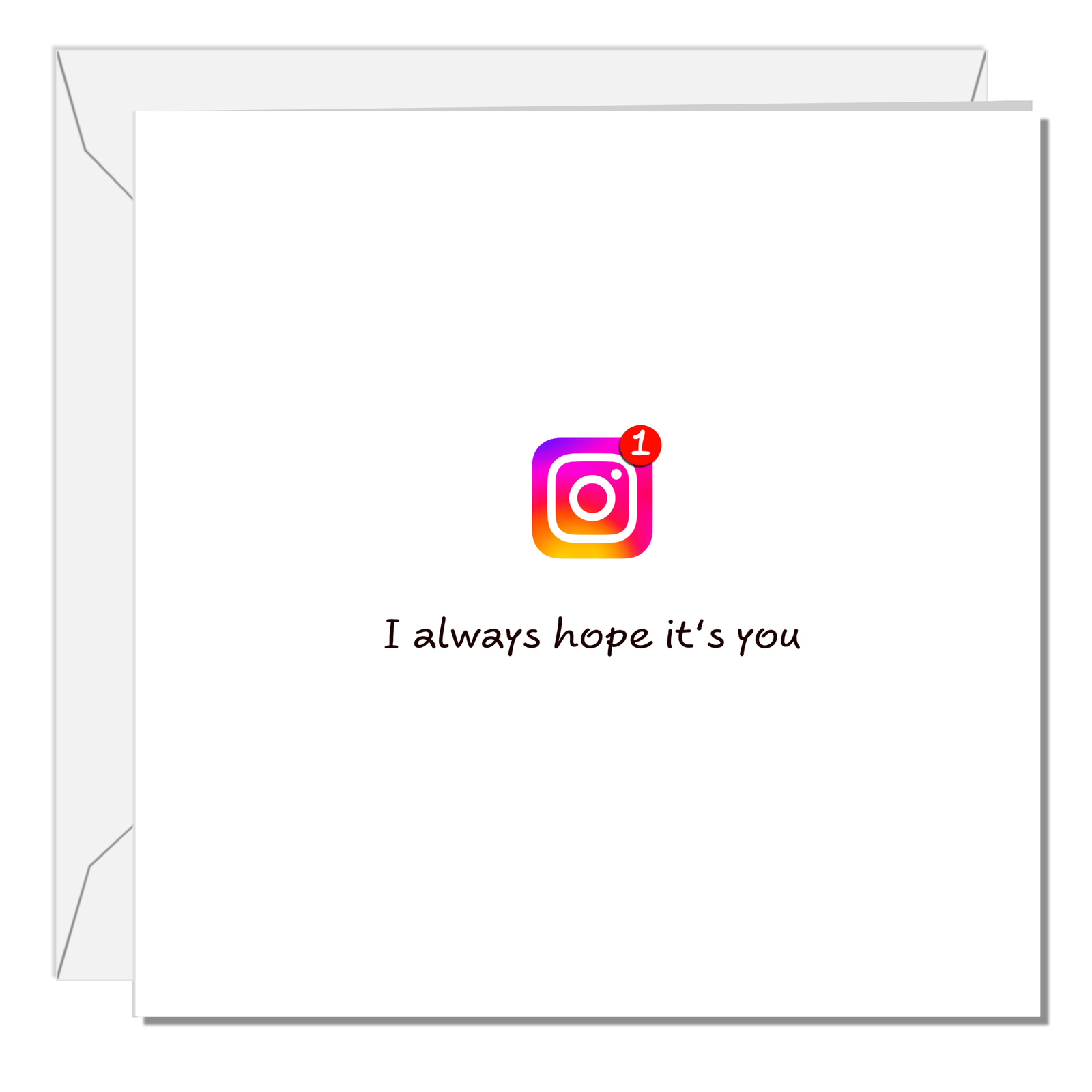 Instagram Birthday Card Valentines Day Anniversary with Instagram Messenger Love You Instagram Messaging Girlfriend Boyfriend Swizzoo