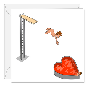 Fun Valentine's Card for Boyfriend, Fiance or Husband - Naughty Cute Love Sexy