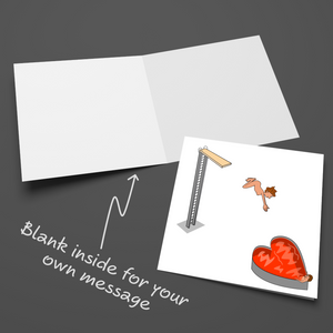 Fun Valentine's Card for Boyfriend, Fiance or Husband - Naughty Cute Love Sexy