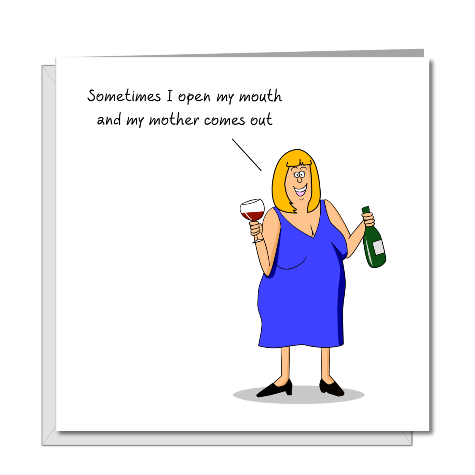 Funny Birthday Card Mothers Day Card 30th 40th 50th 60th humorous humour Swizzoo