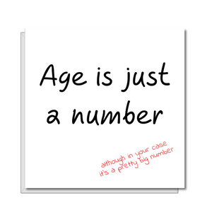 Funny birthday card 40th 50th 60th mum dada