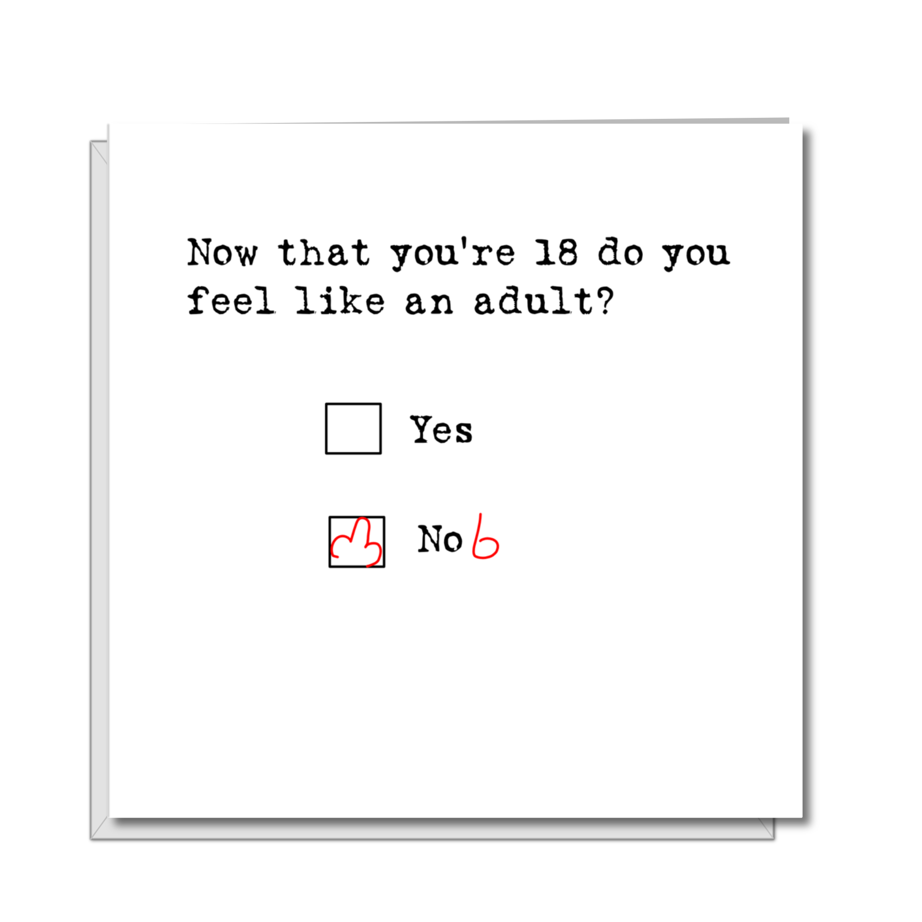 18th Birthday Card