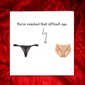 funny 40th birthday card female