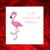 pink flamingo birthday card