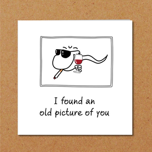 funny birthday card men male man him
