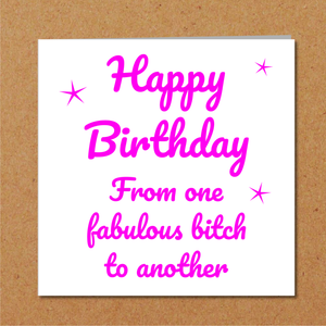 Best Friends Birthday Card