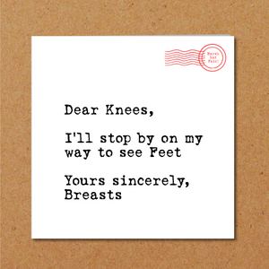 Rude Birthday card woman 30th 40th 50th 60th
