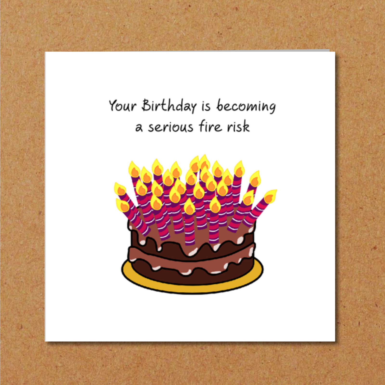 cake birthday card