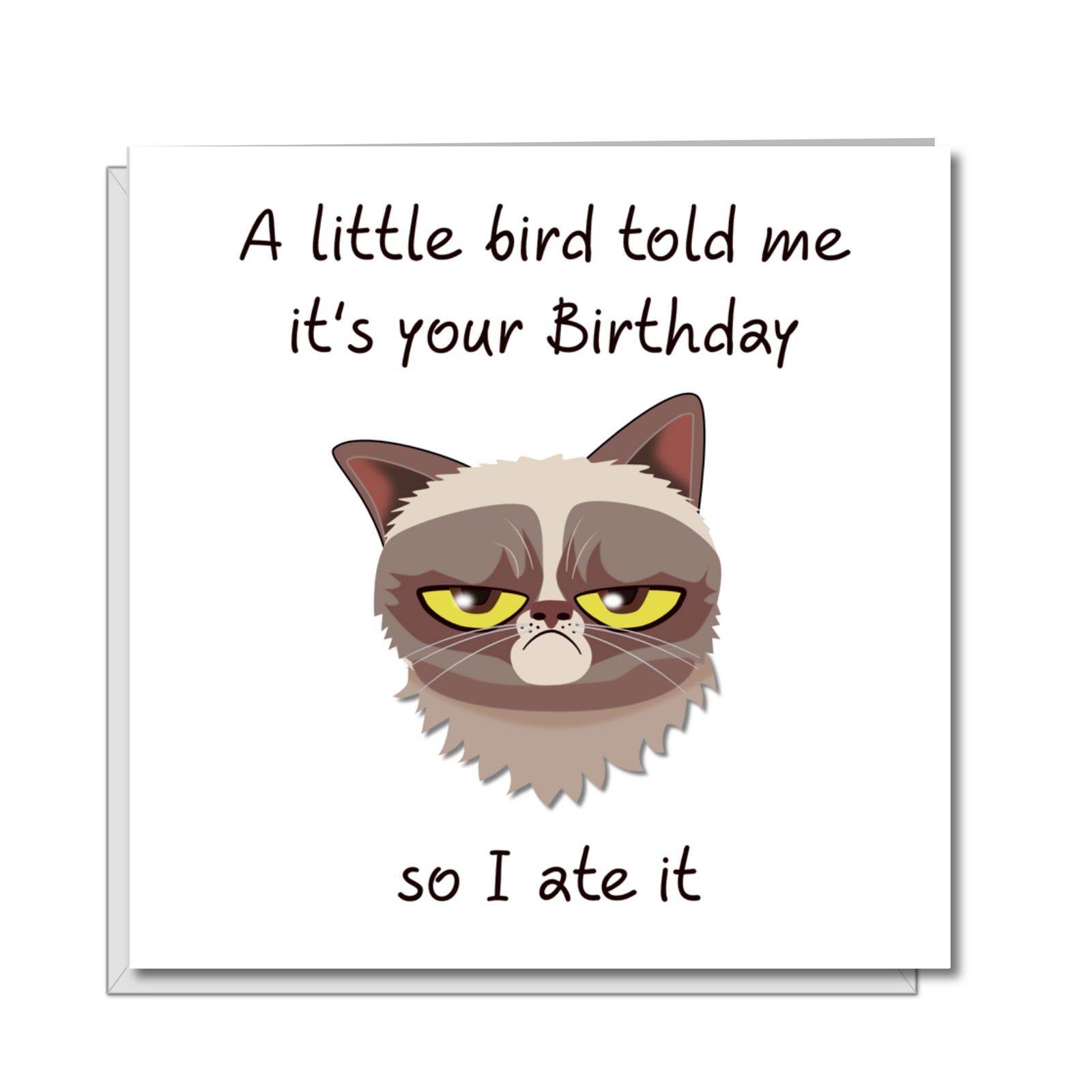 grumpy cat birthday card