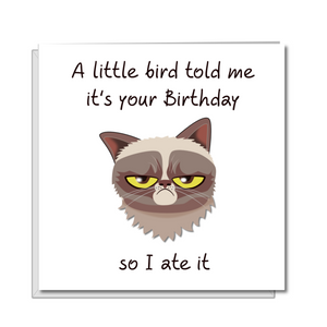 grumpy cat birthday card
