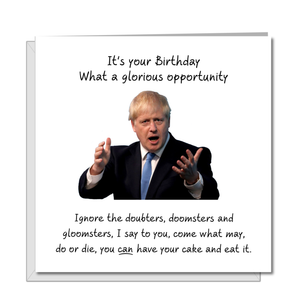 boris johnson birthday card