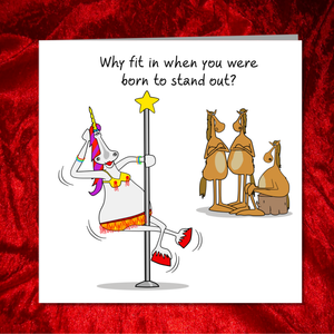 Funny Birthday Card or card for any occasion - Girlfriend, Mum Mom, Best Friend Daughter, Special Friend Card BFF Card Funny Humorous Card Llama shoes.