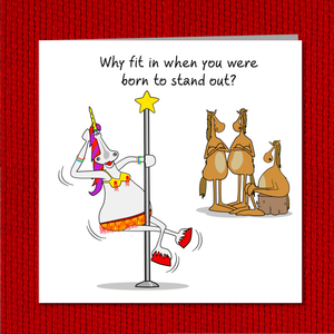 Funny Birthday Card or card for any occasion - Girlfriend, Mum Mom, Best Friend Daughter, Special Friend Card BFF Card Funny Humorous Card Llama shoes.