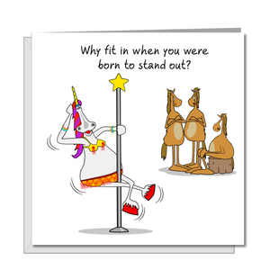 Funny Birthday Card or card for any occasion - Girlfriend, Mum Mom, Best Friend Daughter, Special Friend Card BFF Card Funny Humorous Card Llama shoes.