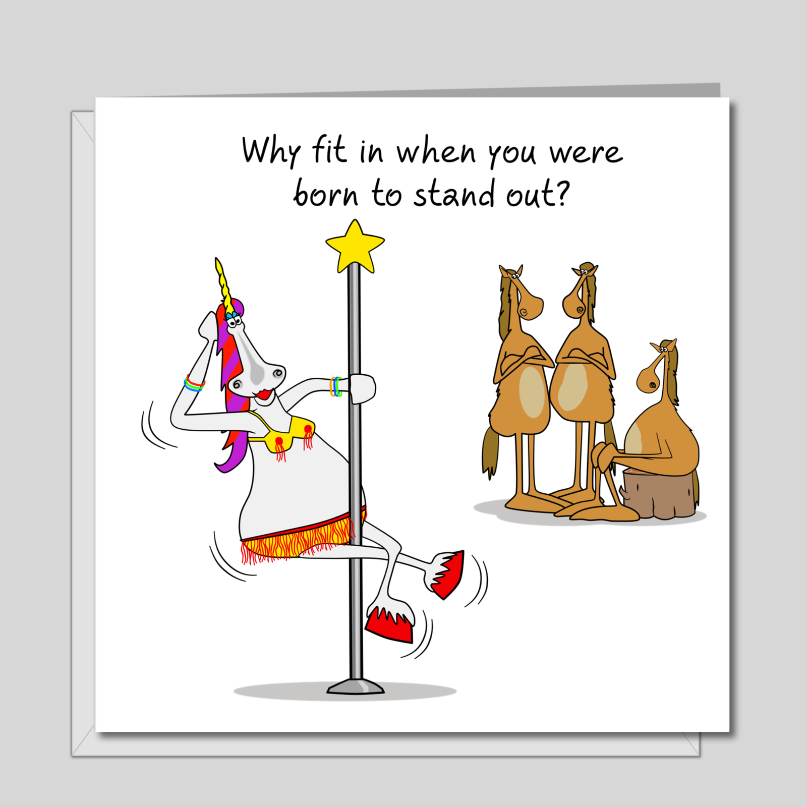 Funny Birthday Card or card for any occasion - Girlfriend, Mum Mom, Best Friend Daughter, Special Friend Card BFF Card Funny Humorous Card Llama shoes.