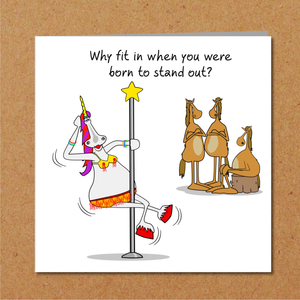 Funny Birthday Card or card for any occasion - Girlfriend, Mum Mom, Best Friend Daughter, Special Friend Card BFF Card Funny Humorous Card Llama shoes.