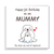 1st Birthday Card to Celebrate Baby Son or Daughters First Birthday - Card for Mum / Mummy / Mother - Mum and Baby Seal